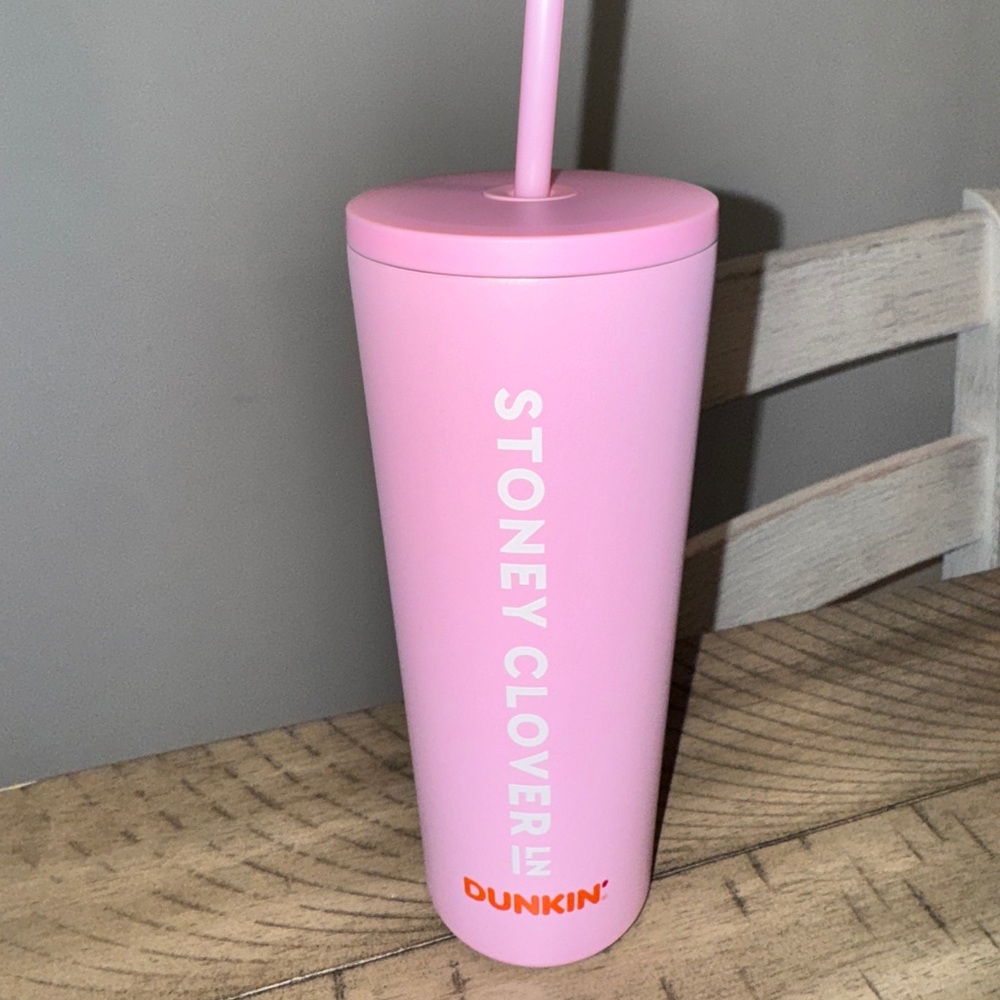 Stoney Clover Lane x Dunkin Summer Pink Tumbler - Picture 3 of 5